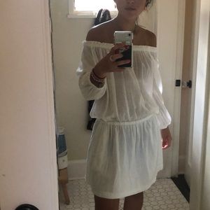 Cute off the shoulder dress/coverup